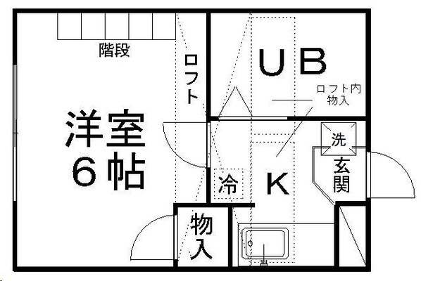 ロフティ旭ケ丘の物件間取画像